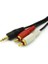 4654 3.5mm Stereo To 2 Rca Aux Tos Ses Kulaklık Kablosu, 1.5 M 2