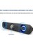 LED Işıklı USB ve 3.5mm Girişli Soundbar Hoparlör Masaüstü Laptop Tv ve Telefon Uyumlu 2X2.5W 2