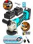 Kömürsüz 115MM Akülü Taşlama Makinesi +10 Taş, Hafif ve Güçlü El Aleti 1