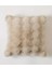 Krem Renk Tavşan Kürklü Peluş Kırlent – 40X40 cm Yumuşak Dokulu Dekoratif Yastık 3