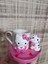 Pembe Hello Kitty Seramik Fincan, Şık ve Sevimli Tasarım, Rahat Kullanıma Uygun 3