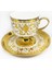 Şık Metalik Tek Kişilik Kahve Fincanı, Zarif ve Kullanışlı Tasarım 1