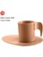Şık Bej Tek Kişilik Fincan Takımı, Zarif ve Kullanışlı Tasarım 1