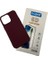 iPhone 13 Pro Bordo Silikon Kılıf Kırılmaz Cam Hediye 2