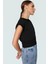 Kolsuz Crop Bluz Renk Regular Kalıp Polyester Örme Kumaş Profesyonel Görünüm Rahat Kullanım 3