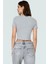 Yazlık Crop Bluz 96%polyester 4%elastan Havuz Yaka Fitted Kalıp Mükemmel Uyum 3