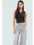 Yazlık Crop Bluz Polyester Elastan Örme Kumaş Rahat Kalıp Mükemmel Uyum ve Şık Konforlu Kesim 1