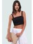 Basic Crop Bluz 87% Polyester 13% Elastan Yazlık Rahat Kaliteli Işçilik Seçkin Malzeme 1