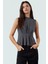 Nefes Alan Pamuklu Bluz Fitted Kolsuz Bisiklet Yaka Peplum Premium Kalite Rahat Kullanım 1