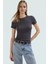 Rahat Günlük Stil Fitted Bluz Vücut Oturan Pamuklu Viskoz Ribana Modern Premium Kalite 1