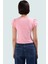 Fitted Vücuda Oturan Pamuklu Bluz V Yaka Düğmeli Kısa Kollu Yazlık Modern Stil Trend Tasarım 4