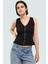 Şık ve Rahat Likralı Pamuklu Kolsuz Bluz Fitted Kalıp Çift Fermuar Özel Tasarım 2