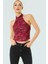 Tül Örme Bluz Halter Yaka Fitted Crop Yazlık Premium Kalite Uzun Ömürlü 2