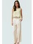 Regular Kalıp Polyester Crop Bluz Bisiklet Yaka Aerobin Dokuma Yazlık Yüksek Kalite 1