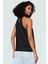Kadın Yazlık Bluz Halter Yaka Pilise Dokuma Regular Kalıp Polyester Kumaş 3