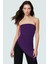 Polyester Karışımlı Bluz Straplez Kolsuz Asimetrik Kesim Modern Stil Yüksek Kalite 1