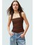 Kadın Yazlık Kolsuz Bluz Pamuklu Rahat Kare Yaka Premium Kalite Modern Stil 1