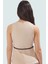 Şık Slim Fit Bluz Bisiklet Yaka Kemer Detay Finike Dokuma Zarifane Tasarım Konforlu Kesim 3
