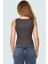 Kadın Kolsuz Örme Bluz Kayık Yaka Fitted Kalıp Rahat Günlük Stil ve Şık Modern 3