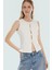 Pamuklu Crop Bluz Fitted Kalıp Renk Günlük Casual Stil Bisiklet Yaka Rahat ve Şık Uzun Ömürlü 2