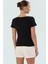 Viskon Ribana Bluz Fitted Vücut Oturma Regular Boy Asimetrik Yaka Özel Tasarım 3