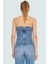 Straplez Denim Bluz Fitted Kalıp Stretch Kumaş Yazlık Yüksek Kalite Rahat Kullanım 4