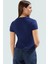 Viskoz Ribana Örme Bluz Crop Polo Yaka Fitted Rahat Kullanım Premium Kalite Modern Stil 3