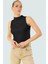 Yazlık Kolsuz Bluz Dik Yaka Fitted Kalıp Polyester Kaşkorse Özel Tasarım Günlük Kullanım Için 1