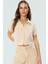 Rahat ve Şık Polyester Bluz Polo Yaka Crop Kesim Yazlık Dayanıklı Malzeme 1