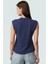 Rahat Yazlık Bluz Viskoz Ribana Bisiklet Yaka Vücuda Oturan Kalıp Şık Görünüm 3