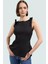 Kolsuz Örme Bluz Peplum Kesim Bisiklet Yaka Yazlık ve Şık Mükemmel Uyum Modern Stil 1