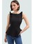 Kolsuz Örme Bluz Peplum Kesim Bisiklet Yaka Yazlık ve Şık Mükemmel Uyum Modern Stil 2