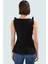 Kolsuz Örme Bluz Peplum Kesim Bisiklet Yaka Yazlık ve Şık Mükemmel Uyum Modern Stil 3