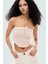 Polyester Elastan Crop Bluz Rahat Yazlık Casual Stil Profesyonel Görünüm Günlük Kullanım Için 2