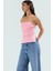 Basic Straplez Kolsuz Bluz %95 Pamuk Örme Kumaş Fitted Uzun Ömürlü Trend Tasarım 1