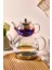 Keyf-I Ala Luster Borosilikat Cam Çaydanlık Takımı – Indüksiyon Tabanlı, 500 ml Demlik + 1800 ml Suluk 4