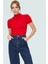 Kısa Kollu Fitted Bluz Polyester Pamuk Karışımı Dik Yaka Casual Tarz Dayanıklı Malzeme 2