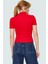 Kısa Kollu Fitted Bluz Polyester Pamuk Karışımı Dik Yaka Casual Tarz Dayanıklı Malzeme 3