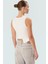 Asimetrik Crop Bluz Pamuklu Örme Fitted Bisiklet Yaka Rahat ve Şık Kullanım 1