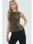 Yazlık Micro Örme Bluz Fitted Kalıp Bisiklet Yaka Peplum Detay Modern Stil Rahat ve Şık 1