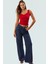 Esnek Örme Crop Bluz V Yaka Fitted Yaz Mevsimi Için Yüksek Kalite Konforlu Kesim 1