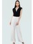 Şık Bluz Polyester Örme Kumaş V Yaka Crop Regular Kalıp Günlük Kullanım Için Mükemmel Uyum 1
