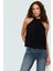 Regular Kalıp Polyester Bluz Halter Yaka Pilise Detaylı Yazlık Konforlu Kesim Uzun Ömürlü 2