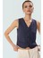 Rahat Çizgili Crop Bluz Yazlık Finike Dokuma Polyester Mükemmel Uyum Dayanıklı Malzeme 1