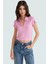 Viskoz Ribana Örme Bluz Crop Polo Yaka Fitted Rahat Kullanım Premium Kalite Modern Stil 2
