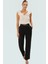 Kolsuz Fitted Örme Bluz Havuz Yaka Crop Boy Polyester Günlük Kullanım Için Özel Tasarım 2