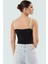 Fitted Bluz Büzgü Detaylı Poliamid Kumaş Yazlık Crop Dayanıklı Malzeme Rahat ve Şık 3