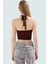 Yazlık Kadın Viskoz Bluz Halter Yaka Crop Fitted Kalıp Dayanıklı Malzeme Yüksek Kalite 3