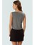 Kolsuz Bluz Yazlık Casual Fitted Interlok Örme Kumaş Özenle Seçilmiş Kaliteli Işçilik 3