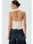 Pamuklu Terrycotton Crop Bluz Fitted Kalıp Biber Nakış Detaylı Kaliteli Işçilik 3